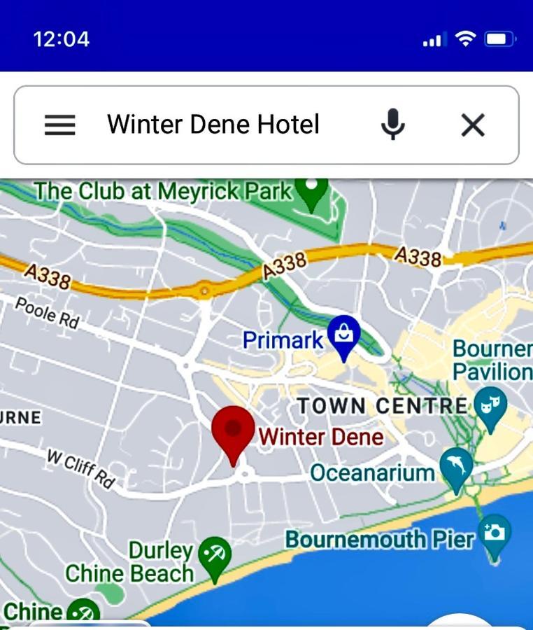 The Winter Dene Hotel Bournemouth Eksteriør billede